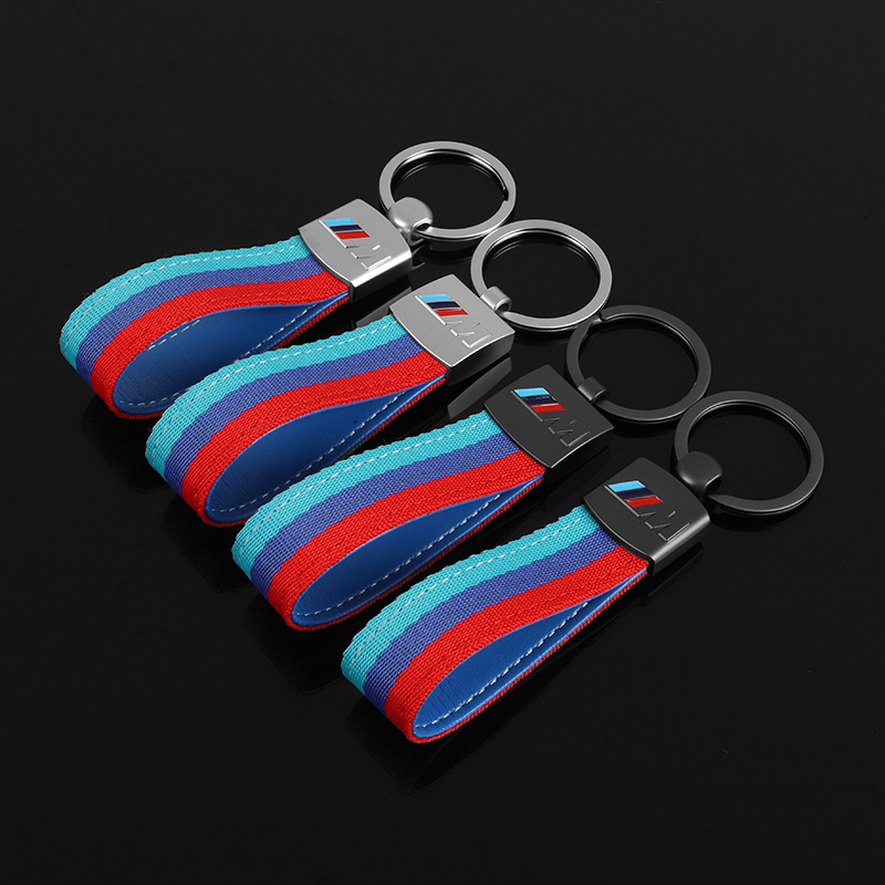 Outdoor Sport Logo - Luxury Leather Car Emblem Carving Key