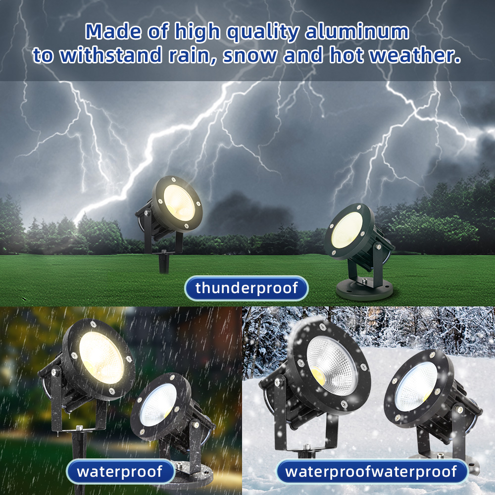 Outdoor Spotlight - LED GU10 Garden Lighting Lawn Lamp