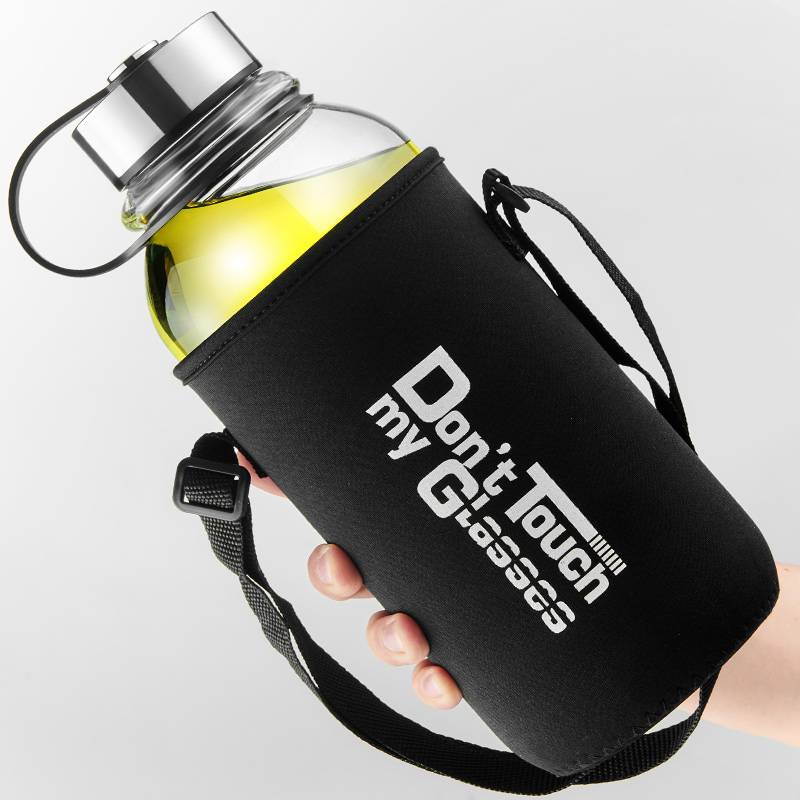 GIANXI Large Capacity Glass Wa - Outdoor Sport Glass Water Bottle ulasan dan harga