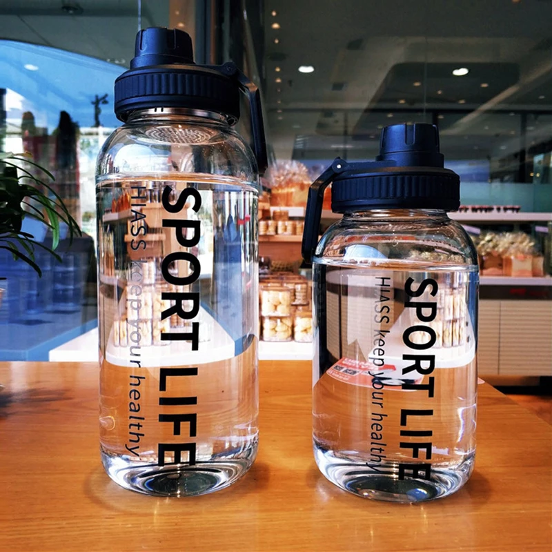 700/1000ml Portable Sport Glas - Outdoor Sport Glass Water Bottle ulasan dan harga