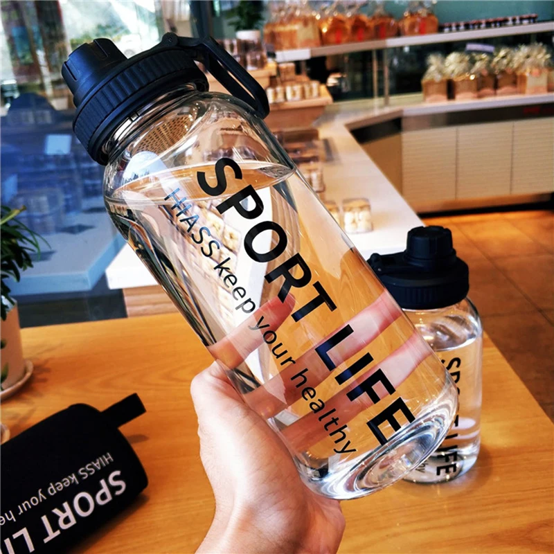 700/1000ml Portable Sport Glas - Outdoor Sport Glass Water Bottle ulasan dan harga