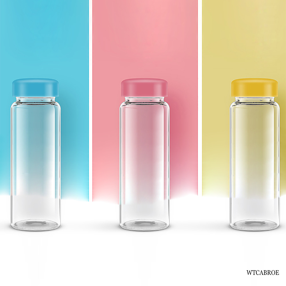 420ml Kids portable Glass Wate - Outdoor Sport Glass Water Bottle ulasan dan harga