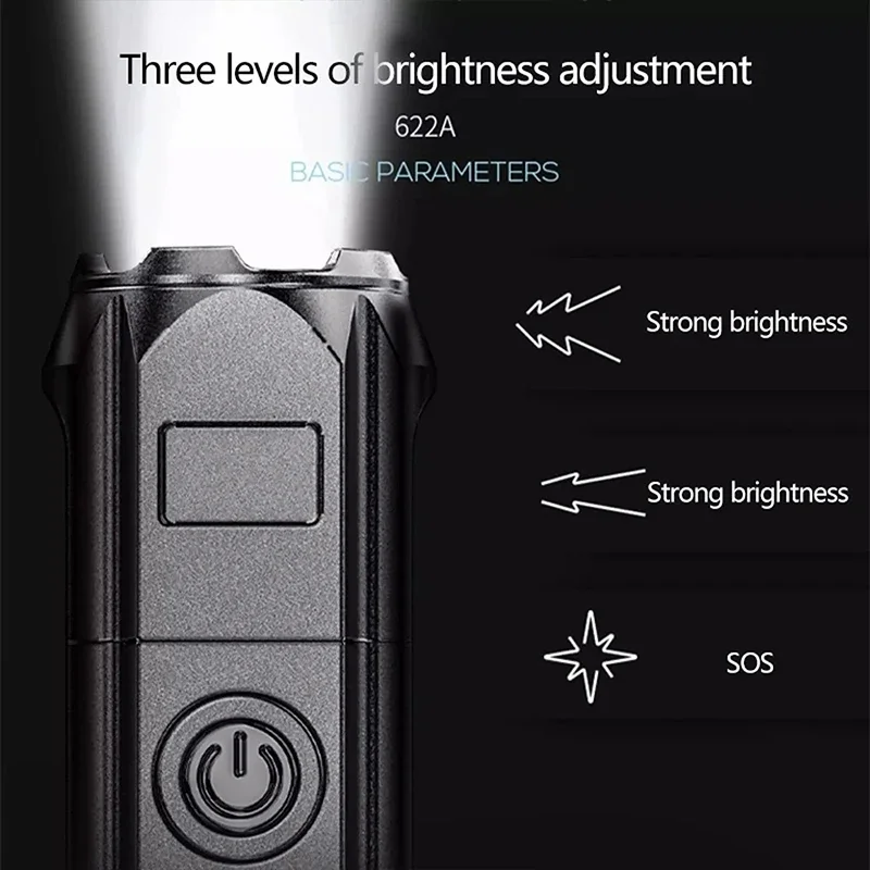 LED Camping Torch Flashlight H - Outdoor Spotlight ulasan dan harga