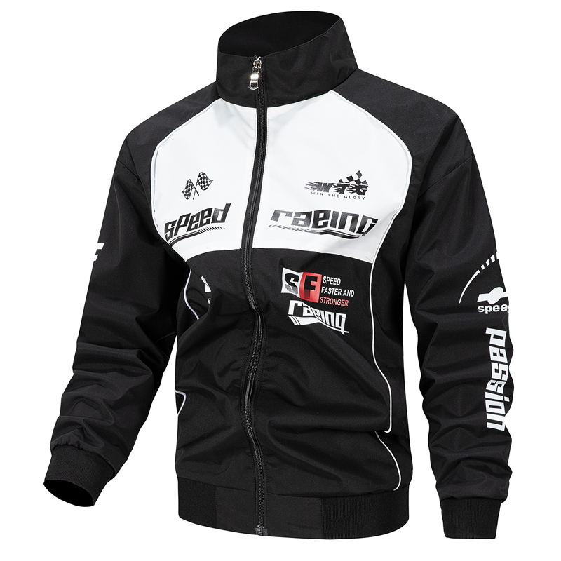 US Size Autumn Moto Racing Jac - Outdoor Sport Coat ulasan dan harga