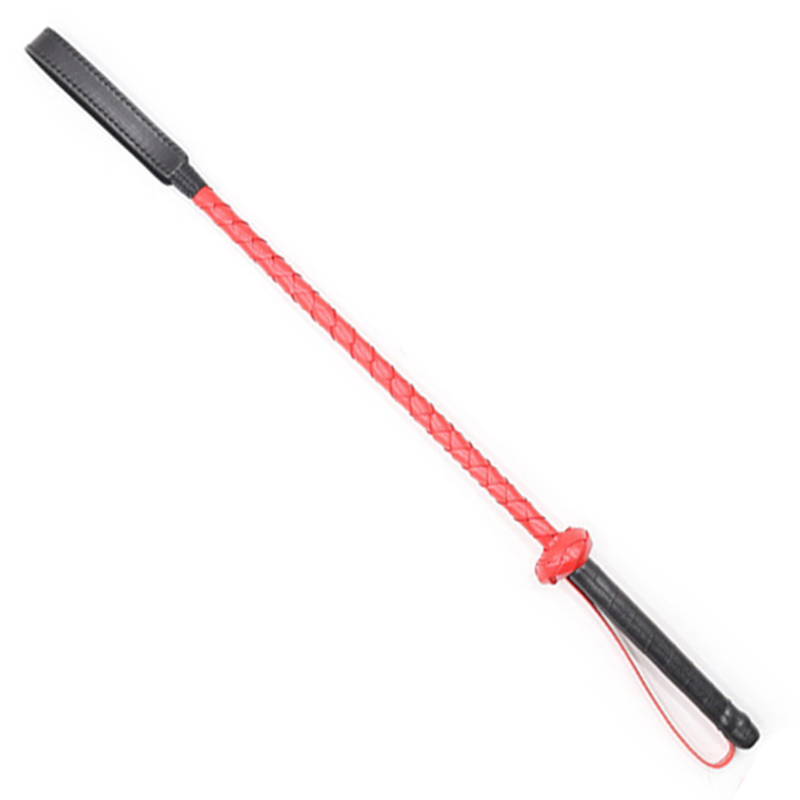56cm Red and Black Leather Lon - Riding Crop Dressage ulasan dan harga