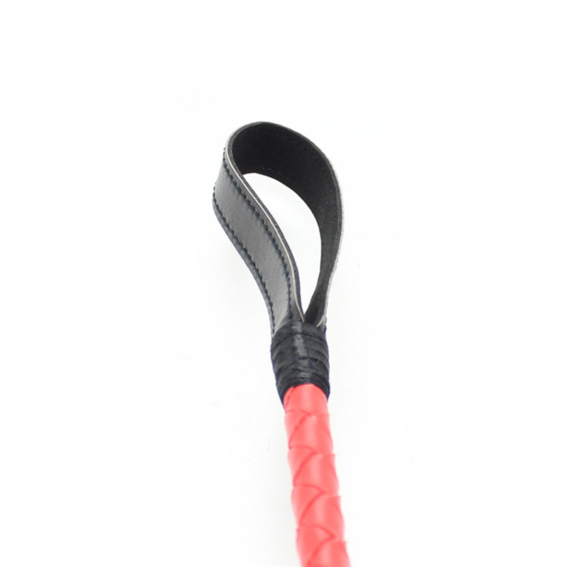 56cm Red and Black Leather Lon - Riding Crop Dressage ulasan dan harga