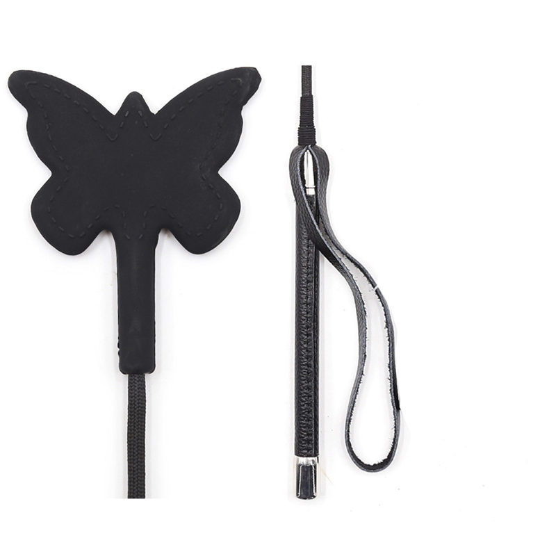 55CM Black Silicone Butterfly  - Riding Crop Dressage ulasan dan harga