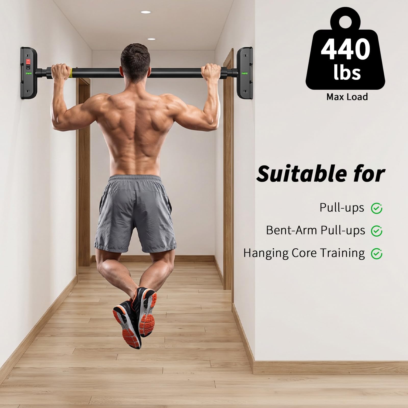 Doorway Pull Up Bar No Screws  - Outdoor Sport Bar ulasan dan harga
