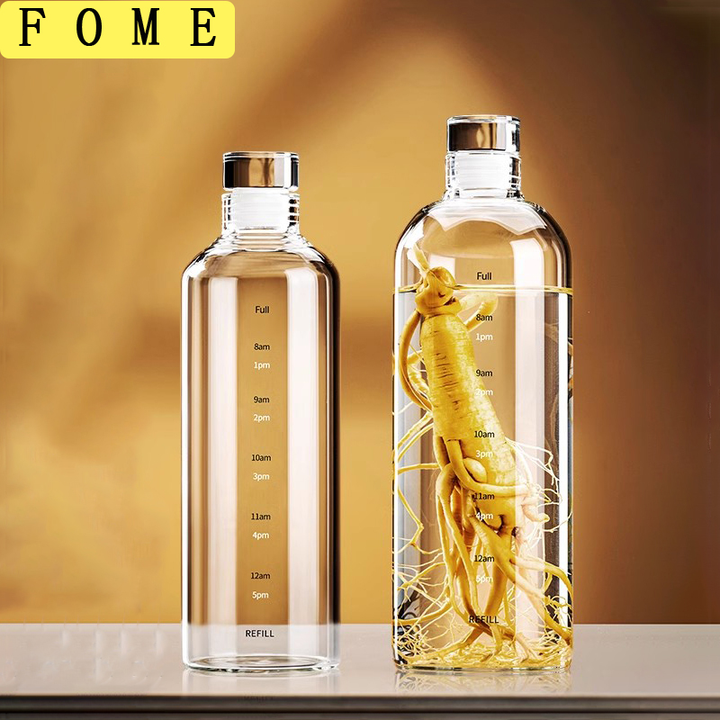 FOME 500/750/1000ml Glass Spor - Outdoor Sport Glass Water Bottle ulasan dan harga