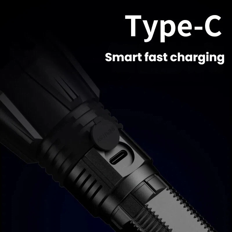 High-power P90 LED Flashlight  - Outdoor Spotlight ulasan dan harga