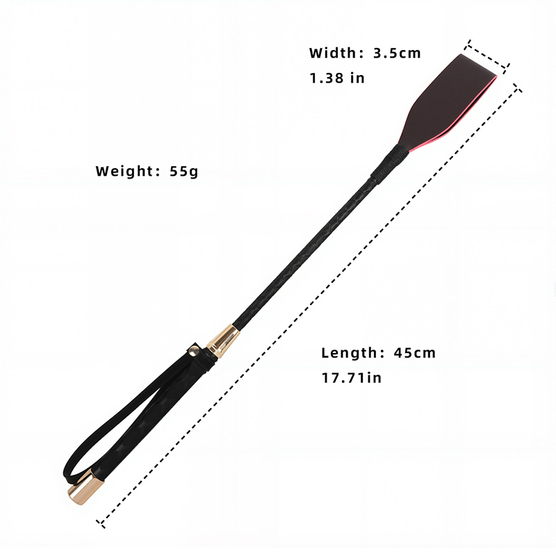 45cm Metal Inlay Handle Thermo - Riding Crop Dressage ulasan dan harga