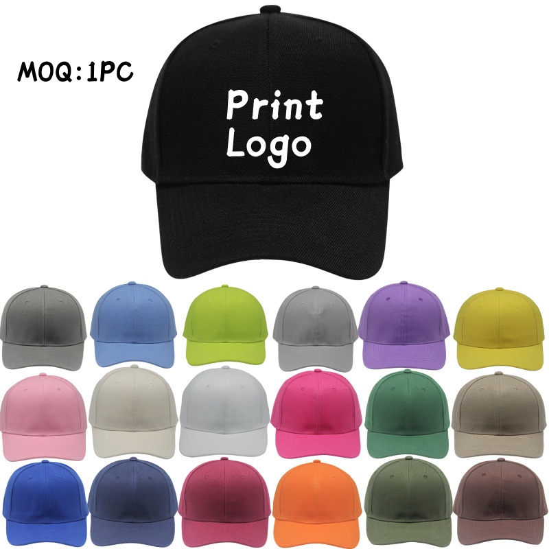 Custom Print Logo Baseball Cap - Outdoor Sport Logo ulasan dan harga