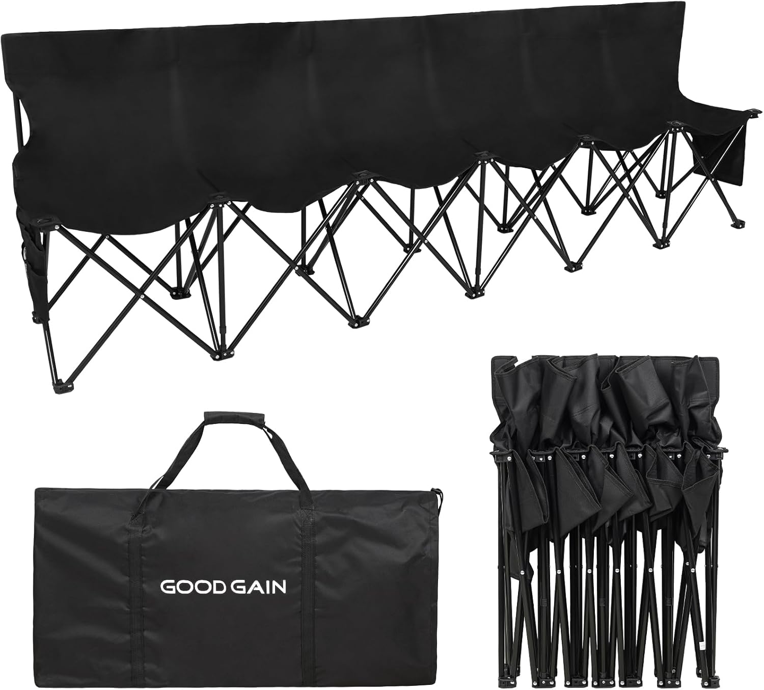 Portable Folding Black Outdoor - Outdoor Sport Bench ulasan dan harga