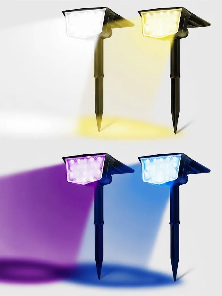 2Pcs Solar Outdoor Spot Lights - Outdoor Spotlight ulasan dan harga