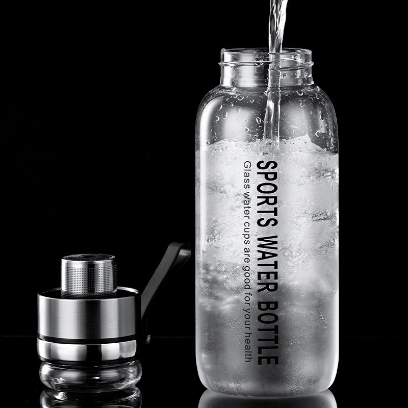 1.0/1.2 L Glass Water Bottle w - Outdoor Sport Glass Water Bottle ulasan dan harga