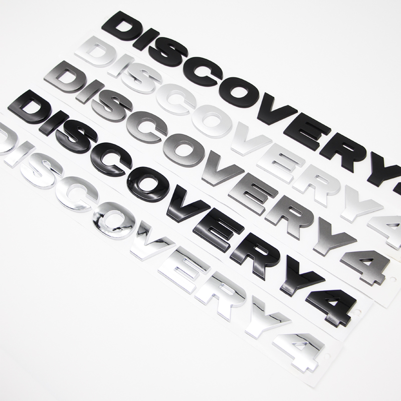 3D ABS Discovery 4 Letters Car - Outdoor Sport Logo ulasan dan harga