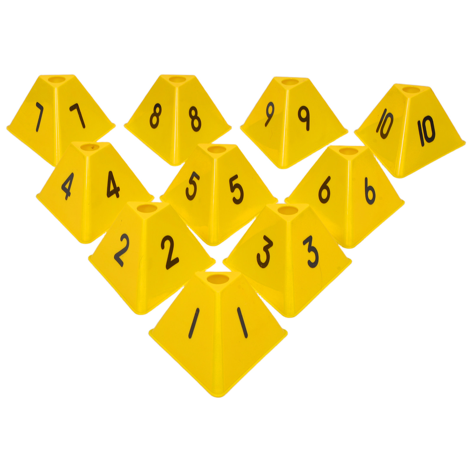 10Pcs Football Training Marker - Outdoor Sport Gear ulasan dan harga