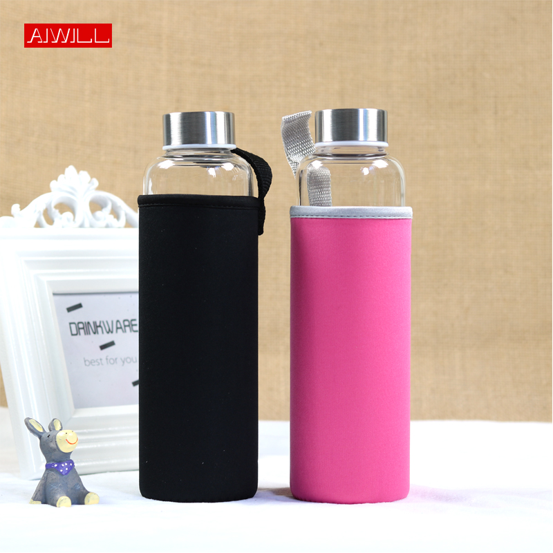 AIWILL Hot Selling Glass Sport - Outdoor Sport Glass Water Bottle ulasan dan harga