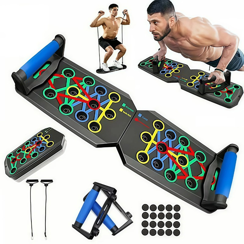 Foldable Push Up Board with Re - Outdoor Sport Bar ulasan dan harga