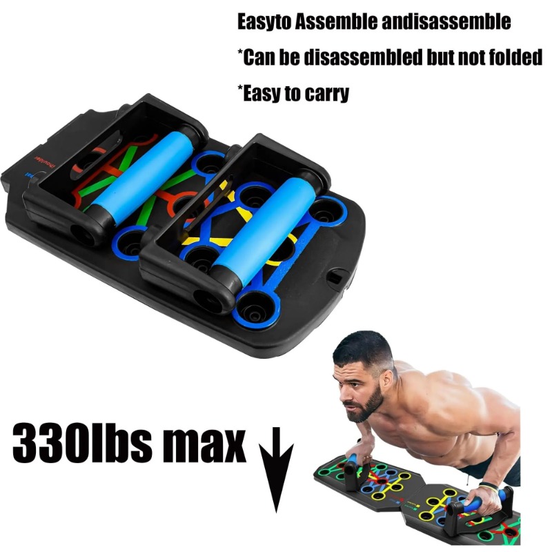 Foldable Push Up Board with Re - Outdoor Sport Bar ulasan dan harga