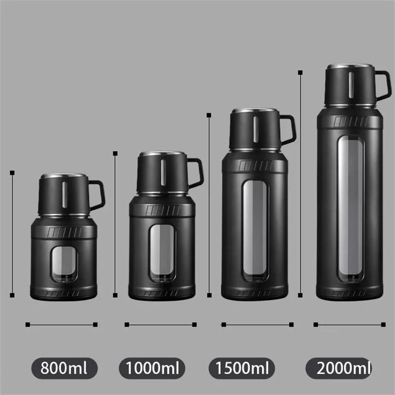 Large Capacity 2L Glass Water  - Outdoor Sport Glass Water Bottle ulasan dan harga